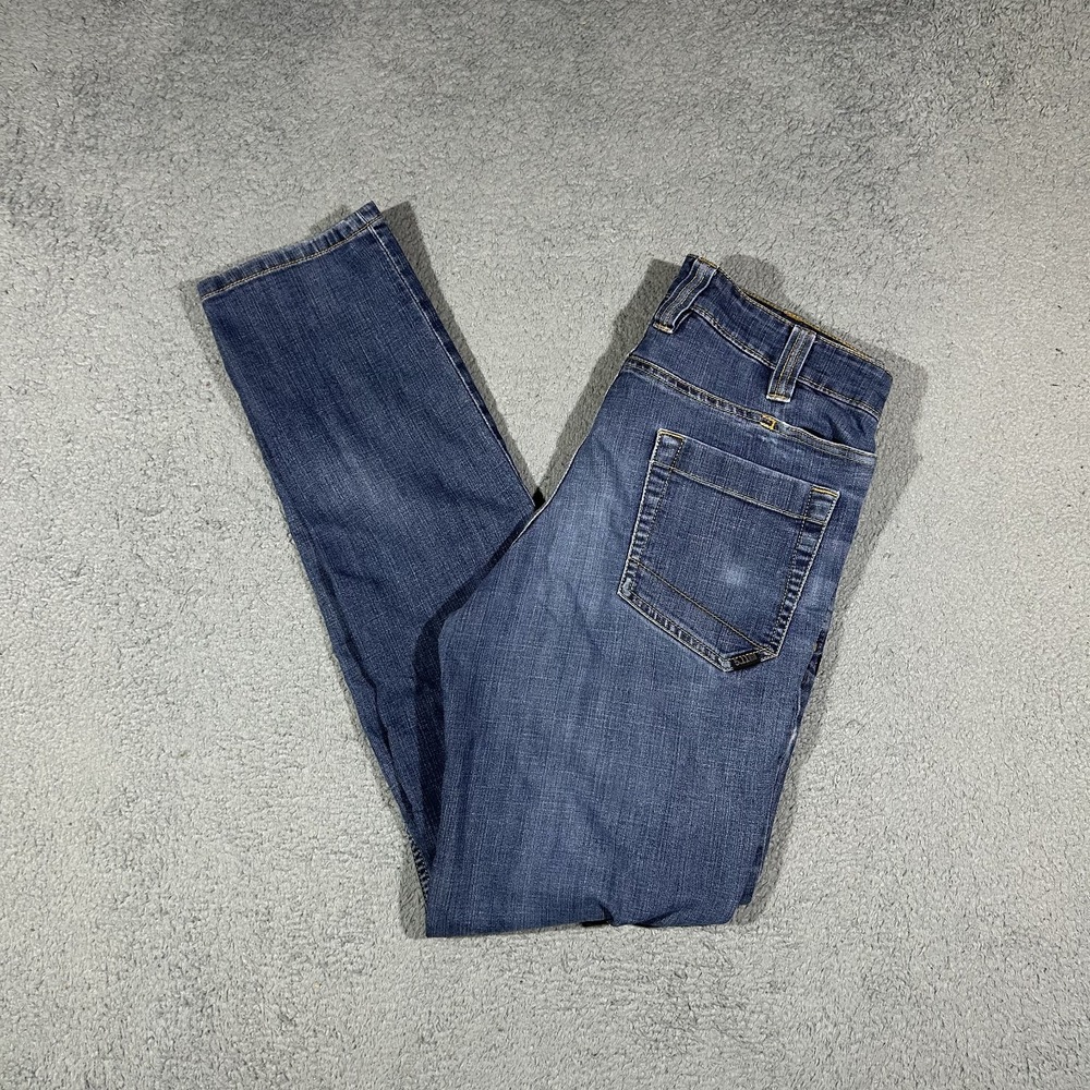 5.11 Tactical Defender-Flex Jeans Men's 31x31 Straight Fit Blue #3744